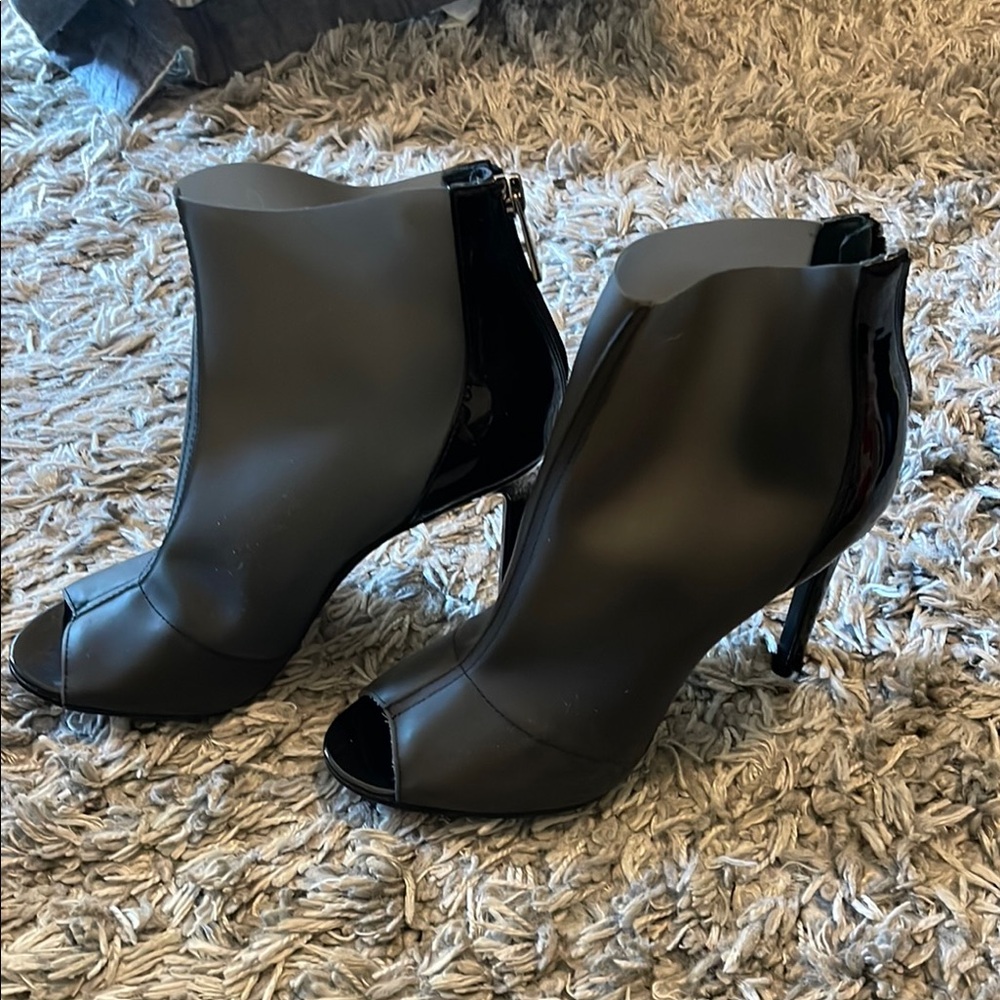 Charles By Charles David Black Heeled Boots